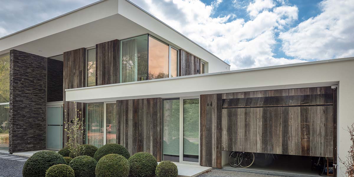 Barnwood houten garagedeur