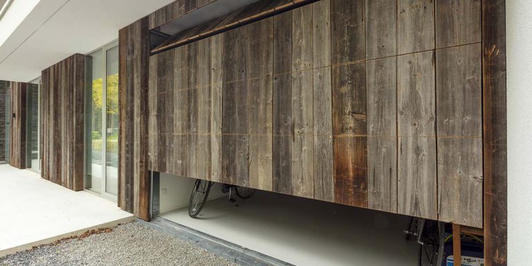 Barnwood houten garagedeur